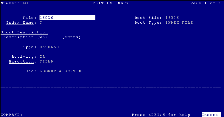 ScreenMan Form when editing a New/Updated with VA FileMan V. 22.0-Style Cross-reference.