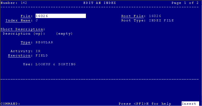 ScreenMan Form when creating a New/Updated with VA FileMan V. 22.0-Style cross-reference.